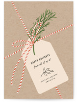 twine and paper Business Holiday Cards