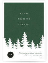Woodcut Business Holiday Cards