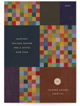check check Business Holiday Cards