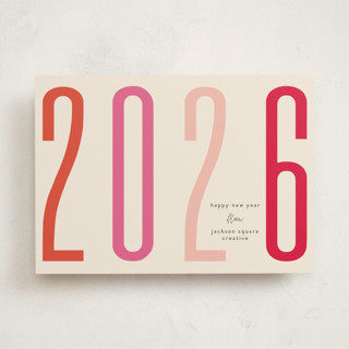Bold New Year Business Holiday Cards