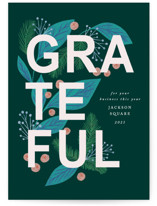 Grateful Business Holiday Cards