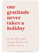Always Grateful Business Holiday Cards