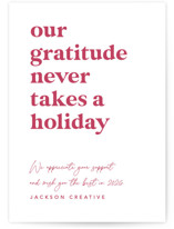 Always Grateful Business Holiday Cards