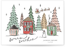 Winter Scene Business Holiday Cards