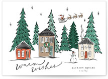 Winter Scene Business Holiday Cards