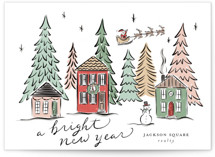Winter Scene Business Holiday Cards