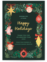 Ornaments Business Holiday Cards