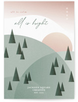 All Is Calm, All Is Bright Business Holiday Cards