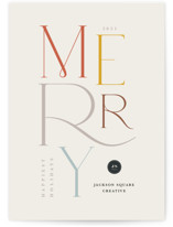 Merry Stack Business Holiday Cards