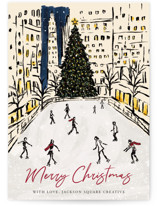 City Skaters Business Holiday Cards