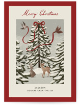 Festive forest Business Holiday Cards
