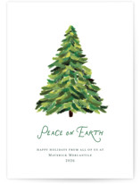A Peaceful Tree Business Holiday Cards