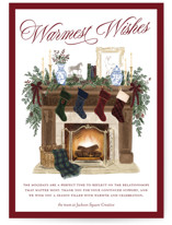 Fireplace Business Holiday Cards