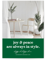 Holiday in Style Business Holiday Cards