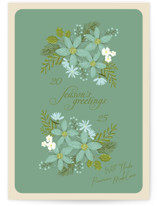 floral Business Holiday Cards