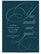 Wonderful Year Business Holiday Cards