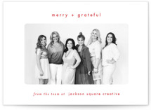 Simply grateful Business Holiday Cards