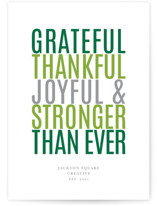 Stronger than Ever 2022 Business Holiday Cards