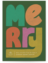 Chunky Business Holiday Cards