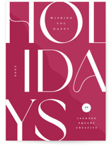Festive Holiday Business Holiday Cards