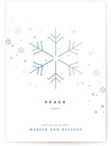 Gentle Snowfall Business Holiday Cards