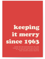 Keeping it Merry Business Holiday Cards