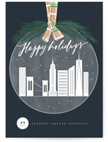 City ornament Business Holiday Cards