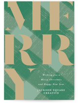 Plaid Merry Business Holiday Cards