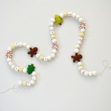 Felt Christmas Garland, Tree, Peppermint & Gingerbread Garlands