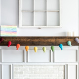 Balloon Garland (Rainbow, 6 feet) Garlands