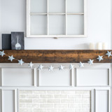 Star Garland (Dusty Blue, 6 feet) Garlands