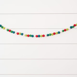 Holly Berry Felt Ball Garland Garlands