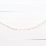 Winter White Felt Ball Garland Garlands