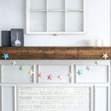 Star Garland (Soft Rainbow, 6 feet) Garlands