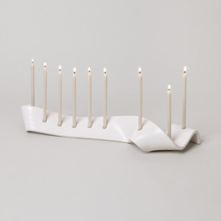 Swey Menorah, Cream Menorahs
