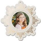 Heaven&Nature Foil-Pressed Holiday Ornament Cards