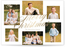 scripted Christmas gallery Foil-Pressed Holiday Cards