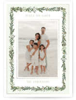 Holiday Pine Foil-Pressed Holiday Cards