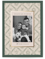 Nativity Toile Foil-Pressed Holiday Cards