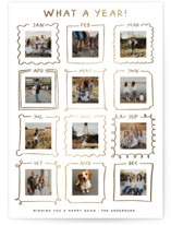 Year Gallery Foil-Pressed Holiday Cards