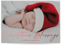 So Gratefully Blessed Foil-Pressed Holiday Cards