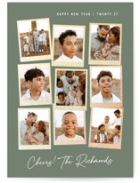 Nine Snapshots Foil-Pressed Holiday Cards