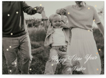 Starlight Foil-Pressed Holiday Cards