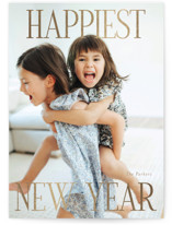 New Year Joy Foil-Pressed Holiday Cards