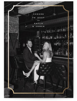 Gatsby Frame Foil-Pressed Holiday Cards