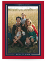 Preppy Shine Foil-Pressed Holiday Cards