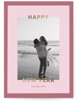 Border Edge Foil-Pressed Holiday Cards