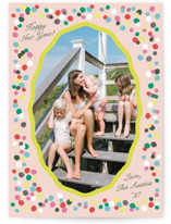 Fizzy Foil-Pressed Holiday Cards