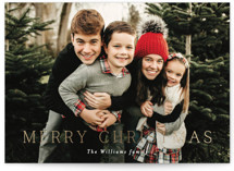 Classico Foil-Pressed Holiday Cards