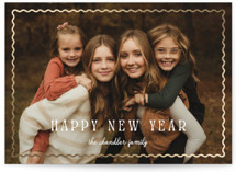 Wiggle Foil-Pressed Holiday Cards